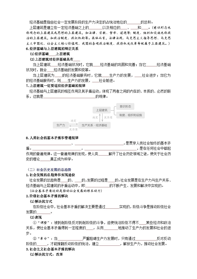 5.2社会历史的发展 导学案-2023-2024学年高中政治统编版必修四哲学与文化02
