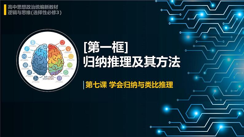 7.1 归纳推理及其方法-高中政治《逻辑与思维》课件（统编版选择性必修3）01