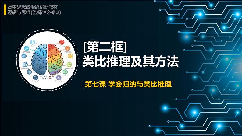 7.2 类比推理及其方法-高中政治《逻辑与思维》课件（统编版选择性必修3）01