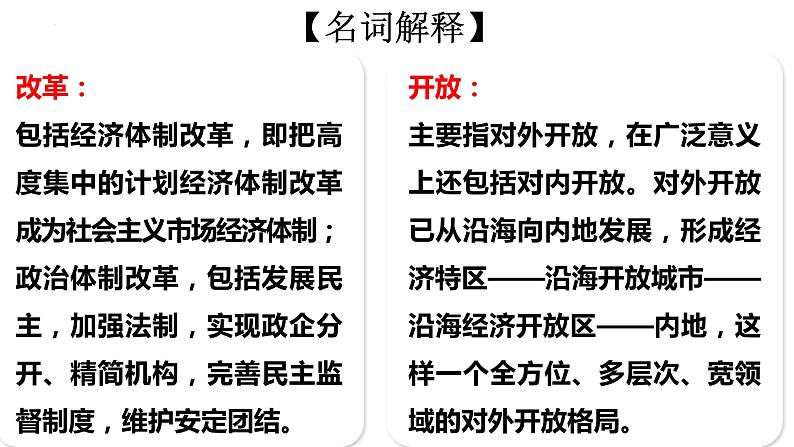 高中政治统编版必修一3.1伟大的改革开放课件PPT04