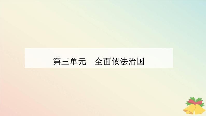 新教材2023高中政治第三单元全面依法治国第七课治国理政的基本方式第一框我国法治建设的历程课件部编版必修301