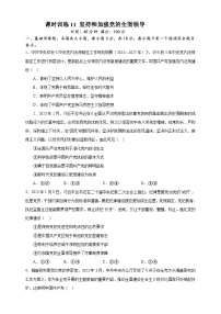 课时训练11 坚持和加强党的全面领导-2024届高考政治一轮复习统编版必修三政治与法治