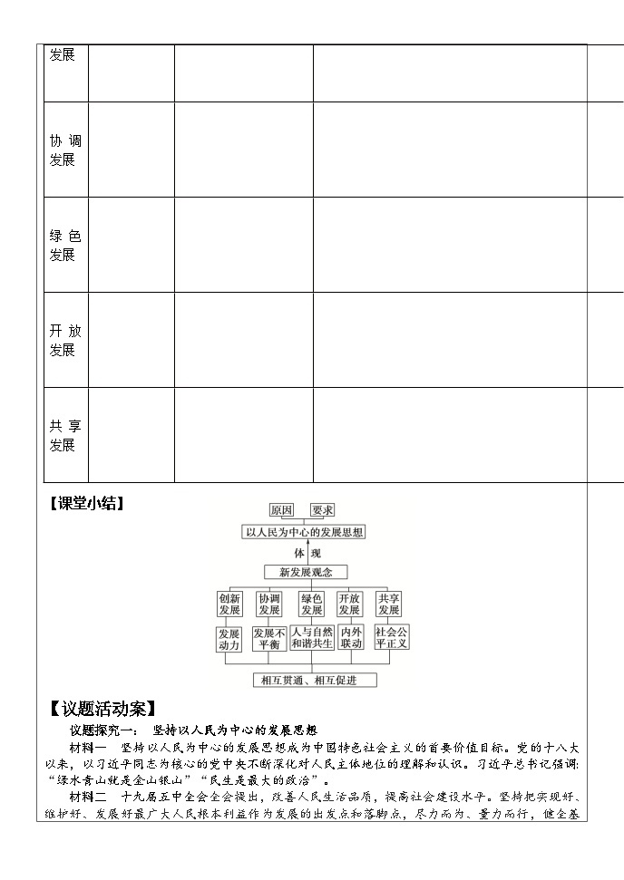 【同步学案】统编版高中政治必修第二册--3.1坚持新发展理念 学案（含答案）02