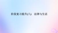 2024版新教材高考政治全程一轮总复习阶段复习提升八法律与生活课件