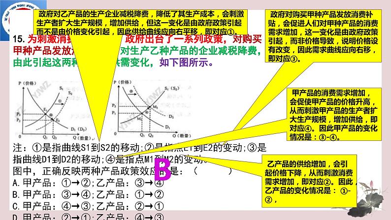 2023年高考全国乙卷政治试题解析课件-2024届高考政治一轮复习人教版05