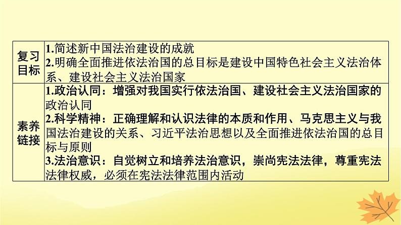 2024版高考政治一轮总复习必修3第七课治国理政的基本方式课件02