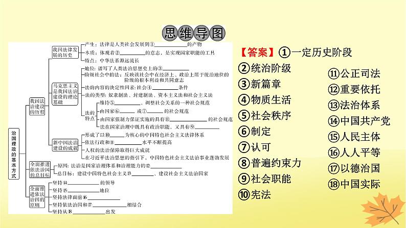 2024版高考政治一轮总复习必修3第七课治国理政的基本方式课件03