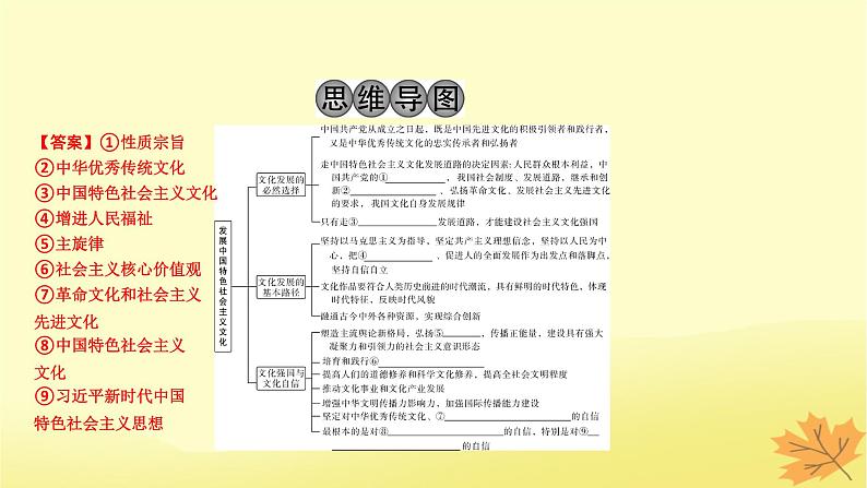 2024版高考政治一轮总复习必修4第三单元文化传承与文化创新第九课发展中国特色社会主义文化课件03