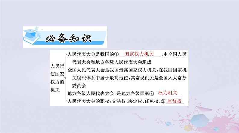 2024届高考政治一轮总复习第三部分必修3第二单元第五课我国的根本政治制度课件03