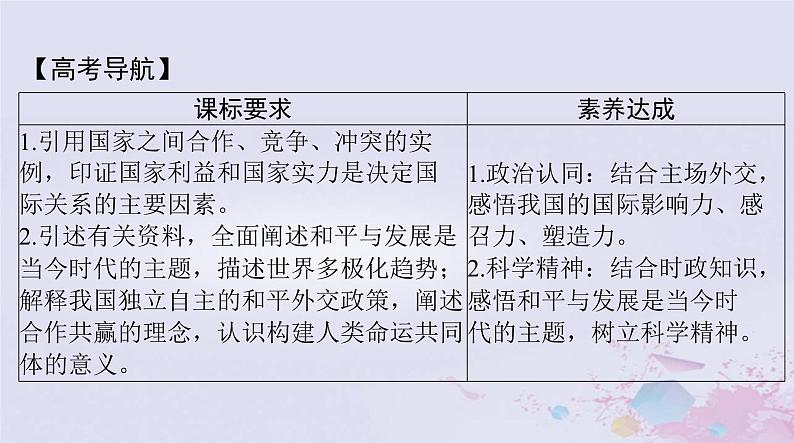 2024届高考政治一轮总复习第五部分选择性必修1第二单元世界多极化课件第2页