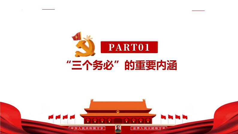 二十大报告精神“三个务必”全文学习解读PPT04