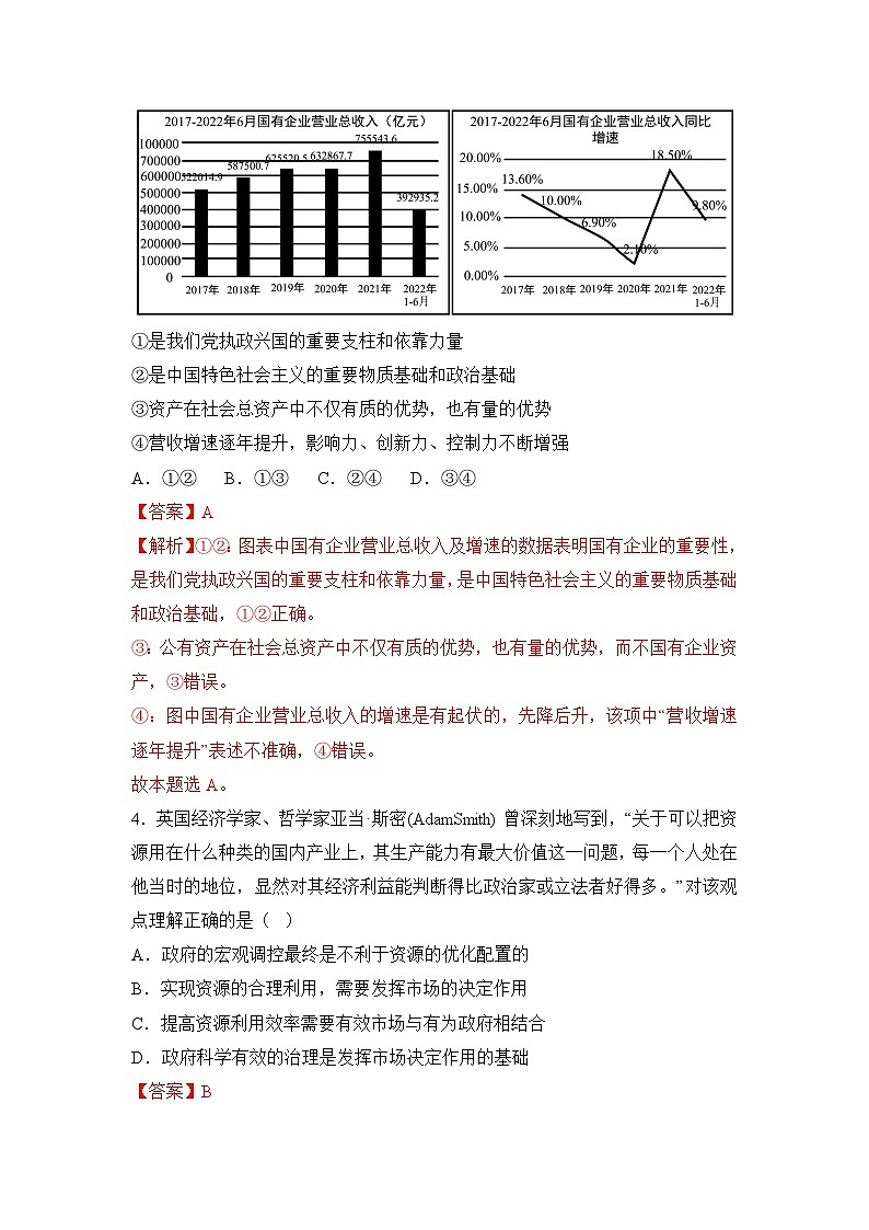 政治（福建A卷）-学易金卷：2023年高考第二次模拟考试卷（全解全析）03