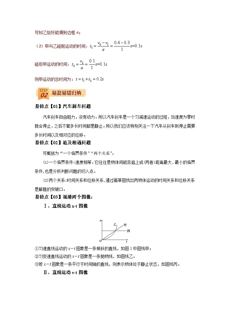 查补易混易错02  力与物体的直线运动-【查漏补缺】2022年高考政治三轮冲刺过关（解析版） 试卷02