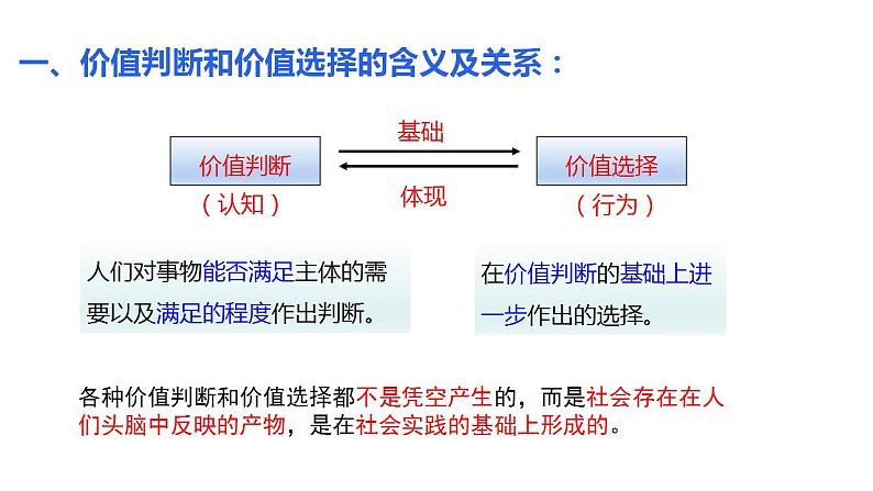 6.2 价值判断与价值选择 课件-2023-2024学年高中政治统编版必修四哲学与文化03