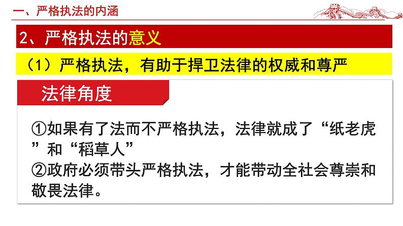 高中政治统编版必修三9.2严格执法课件PPT06