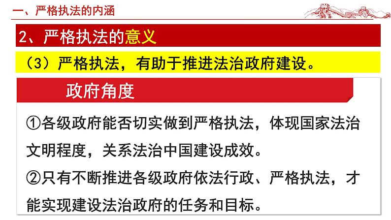 高中政治统编版必修三9.2严格执法课件PPT08