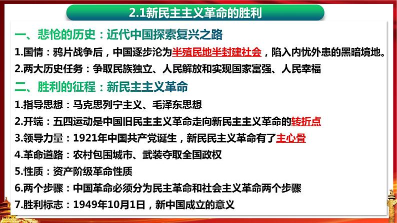 高中政治统编版必修一2.2社会主义制度在中国的确立课件01