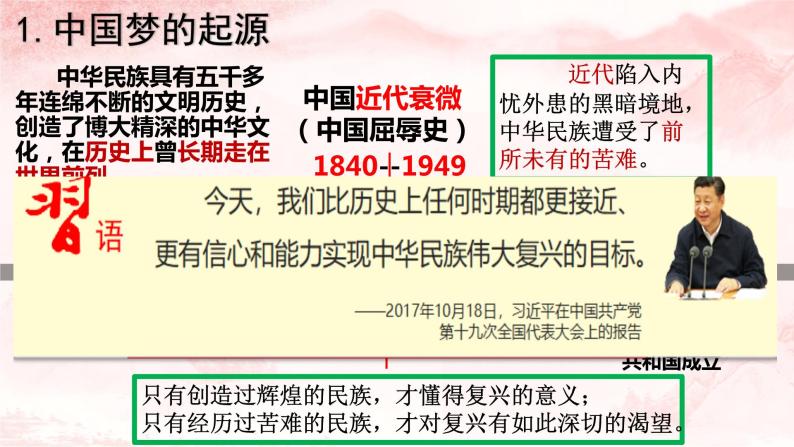 高中政治统编版必修一4.2实现中华民族伟大复兴的中国梦课件03