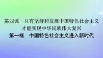 人教统编版必修1 中国特色社会主义中国特色社会主义进入新时代备课课件ppt