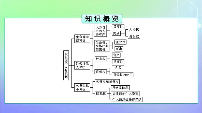 广西专版2023_2024学年新教材高中政治第1单元民事权利与义务第1课在生活中学民法用民法第2框积极维护人身权利课件部编版选择性必修205