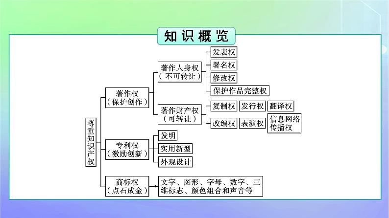 广西专版2023_2024学年新教材高中政治第1单元民事权利与义务第2课依法有效保护财产权第2框尊重知识产权课件部编版选择性必修2第5页