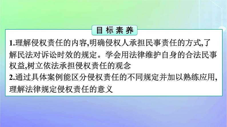 广西专版2023_2024学年新教材高中政治第1单元民事权利与义务第4课侵权责任与权利界限第1框权利保障于法有据课件部编版选择性必修204