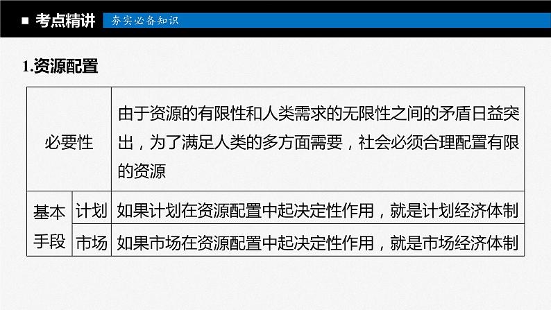 2024届高考政治一轮复习（部编版江苏专用）必修2经济与社会第六课课时1使市场在资源配置中起决定性作用课件08