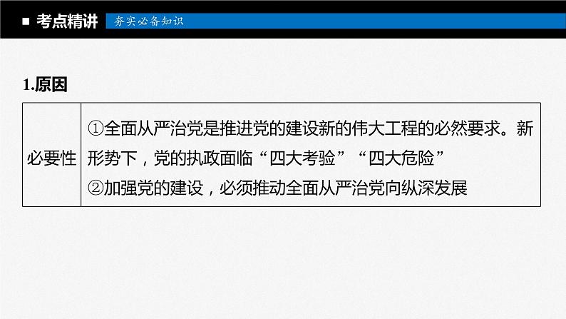 2024届高考政治一轮复习（部编版江苏专用）必修3政治与法治第十一课课时2巩固党的执政地位课件第5页