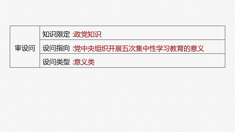 2024届高考政治一轮复习（部编版江苏专用）必修3政治与法治第十一课大题攻略主观题对“党的领导”的考查课件06