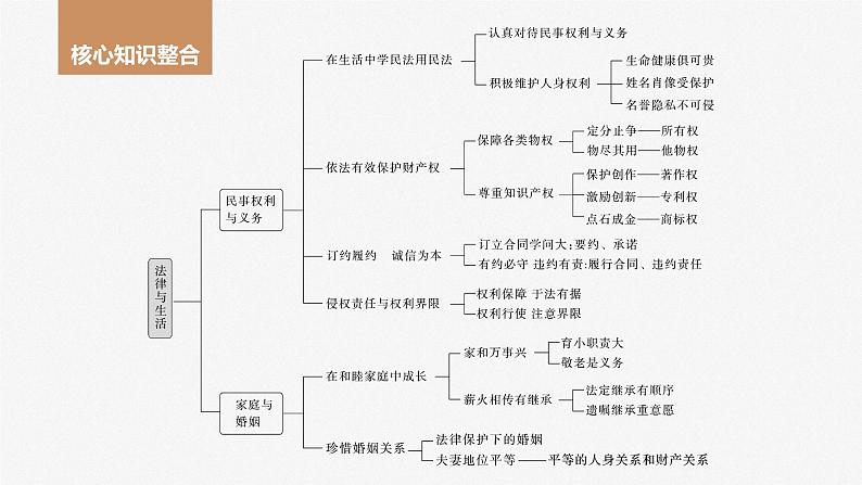 2024届高考政治一轮复习（部编版江苏专用）选择性必修2法律与生活阶段提升复习七法律与生活课件02