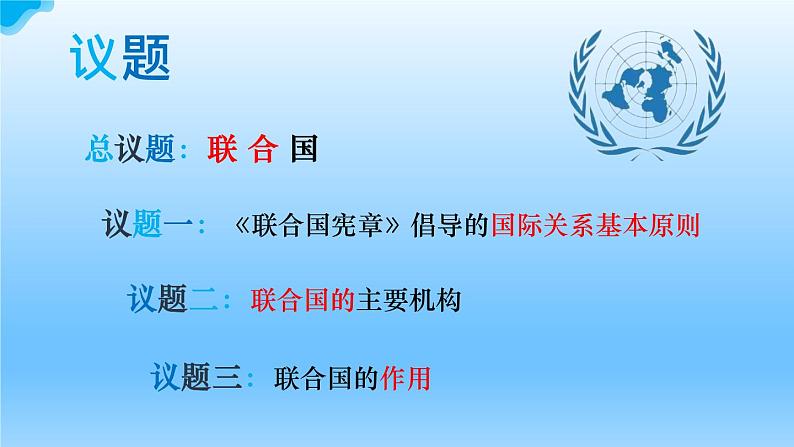 8.2联合国+教学课件-2023-2024学年高二政治同步精品备课（统编版选择性必修1）04