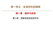 高中政治 (道德与法治)人教统编版选择性必修1 当代国际政治与经济第一单元 各具特色的国家第一课 国体与政体国家的政权组织形式说课课件ppt