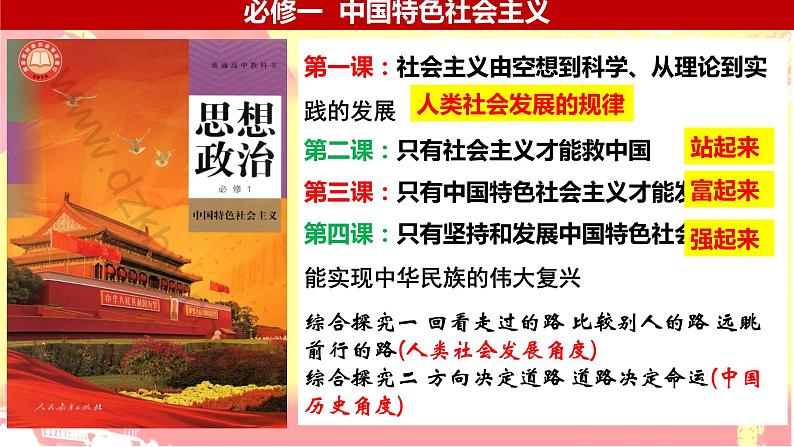 3.2 中国特色社会主义的创立、发展和完善课件-2023-2024学年高中政治统编版必修一中国特色社会主义第1页