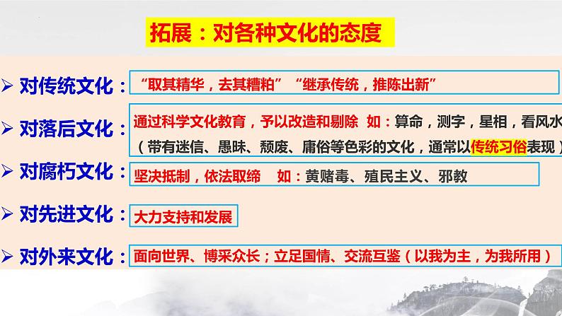 9.3文化强国与文化自信课件-2023-2024学年高中政治统编版必修四哲学与文化第7页