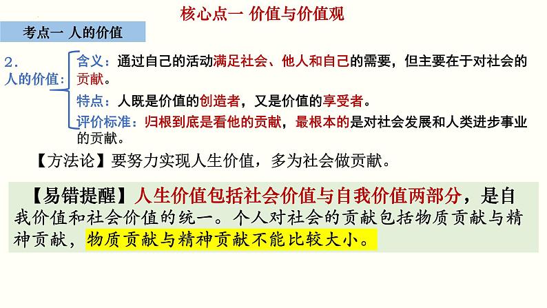 第六课+实现人生的价值+课件-2024届高考政治一轮复习统编版必修四哲学与文化第8页