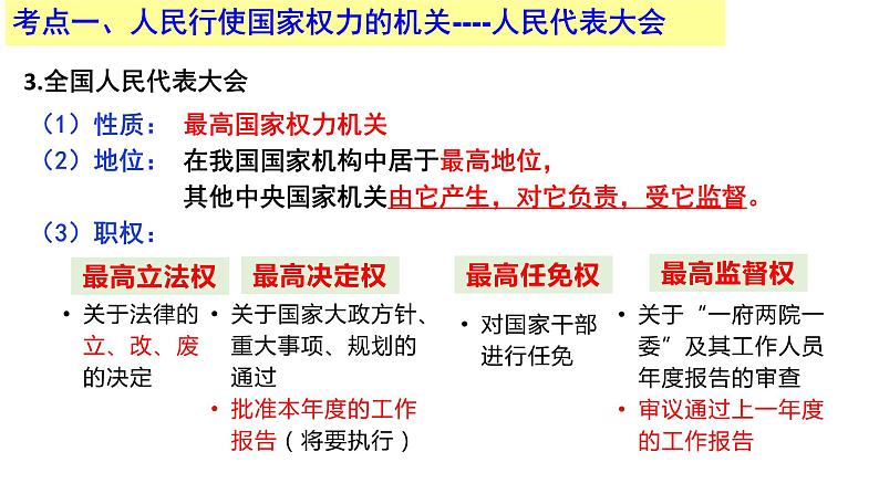 第五课 我国的根本政治制度 课件-2024届高考政治一轮复习统编版必修三政治与法治07