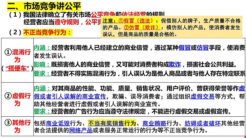 第八课 自主创业与诚信经营 课件-2024届高考政治一轮复习统编版选择性必修二法律与生活第6页