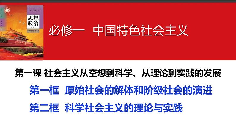 第一课 社会主义从空想到科学、从理论到实践的发展 课件-2024届高考政治一轮复习统编版必修一中国特色社会主义03