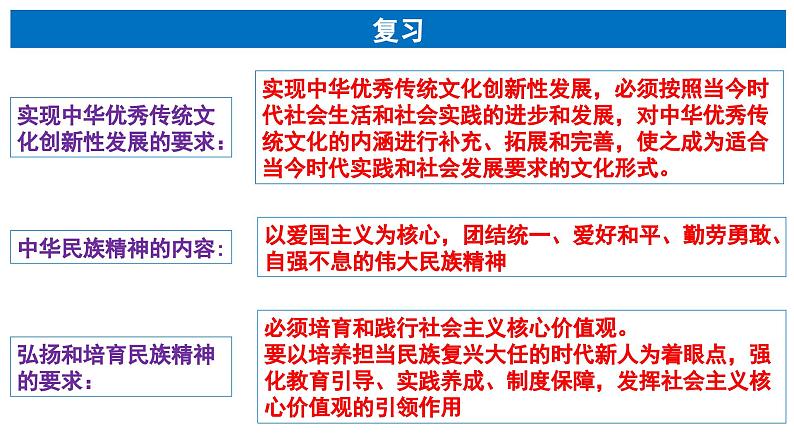 【核心素养目标】统编版高中政治必修四 4.8.1 2023-202文化的多样性与民族性 课件+教案+学案+同步练习（含答案）+视频03