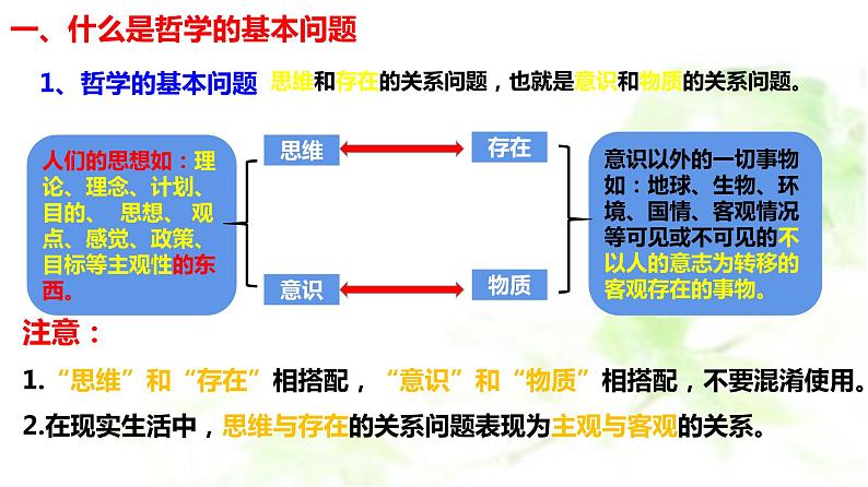 1.2哲学的基本问题课件PPT07