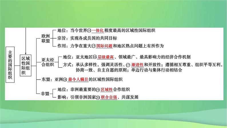 新高考政治一轮总复习课件国际组织第6课主要的国际组织（含解析）第8页