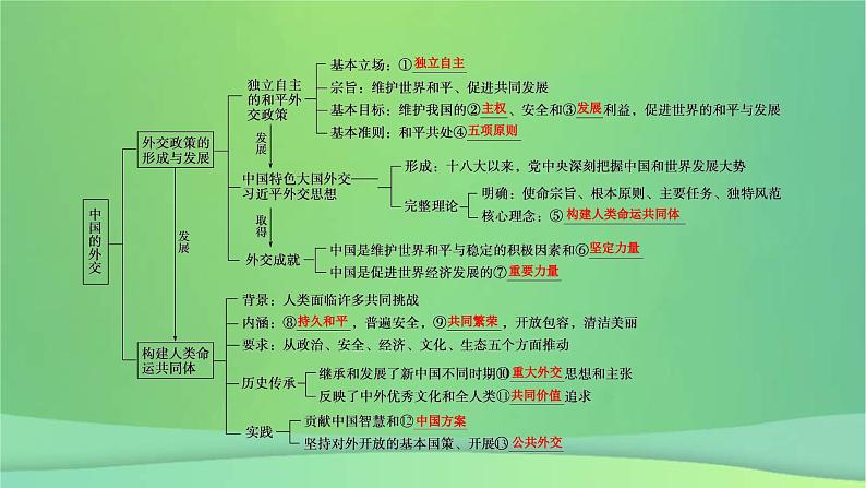 新高考政治一轮总复习课件世界多极化第4课中国的外交（含解析）07