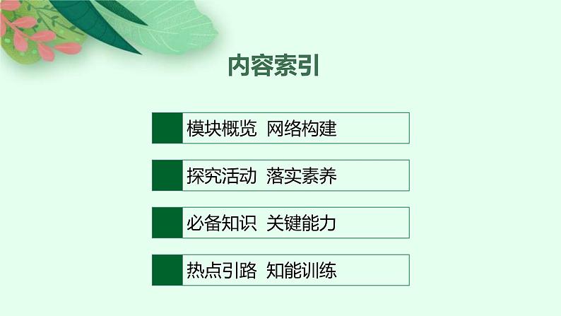 新高考政治一轮复习练习课件第一课 时代精神的精华（含解析）第2页