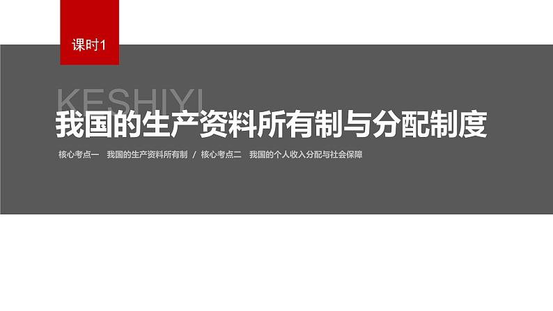 新高考政治二轮复习讲义课件专题2课时1　我国的生产资料所有制与分配制度（含解析）04