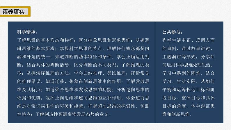 新高考政治二轮复习讲义课件专题14课时1　树立科学思维观念　提高创新思维能力（含解析）03