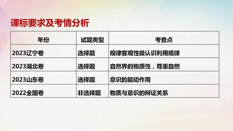 第二课 探究世界的本质课件-2024届高考政治一轮复习统编版必修四哲学与文化03