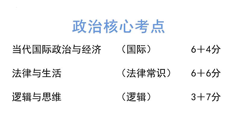 统编版政治核心考点整理课件-2024届高考政治一轮复习第3页