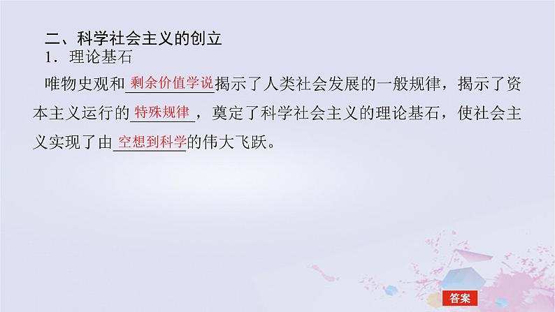 2024版新教材高中政治第一课社会主义从空想到科学从理论到实践的发展课时3科学社会主义的理论与实践课件部编版必修1第8页