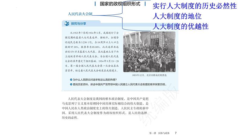 专题02 国家的政权组织形式-备战2024年高考政治一轮复习课件（统编版选择性必修1）03