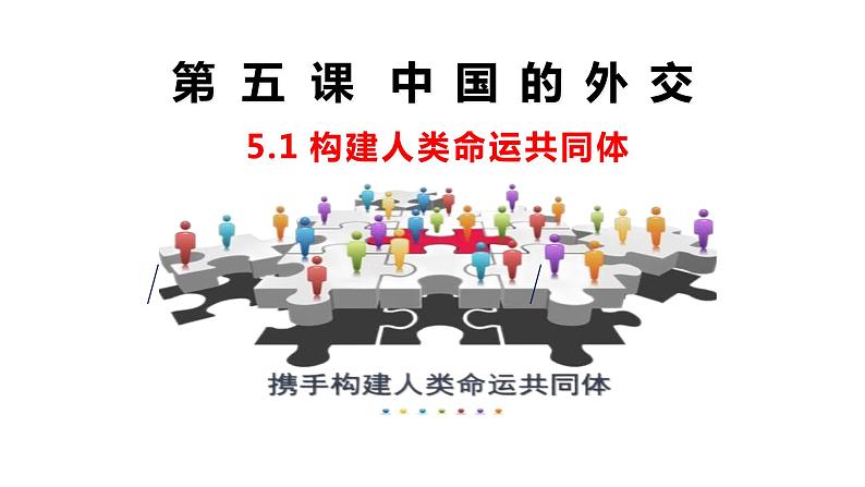 2023-2024学年统编版 《当代国际政治与经济》5.2 构建人类命运共同体  课件第1页